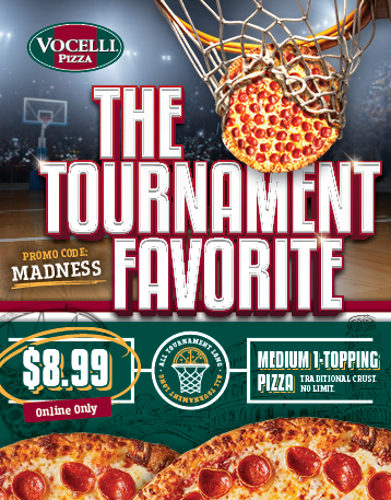 Medium-1-Topping Pizza. Traditional Crust. No Limit. $8.99. Promo Code: MADNESS